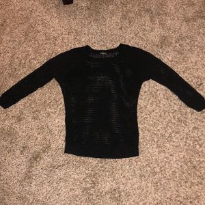 Express Fishnet Sweater